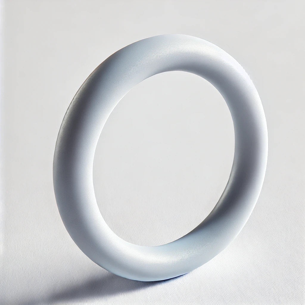 Clinical Fitting Kit — All Without Support configuration: open-ring silicone pessary (no support membrane)