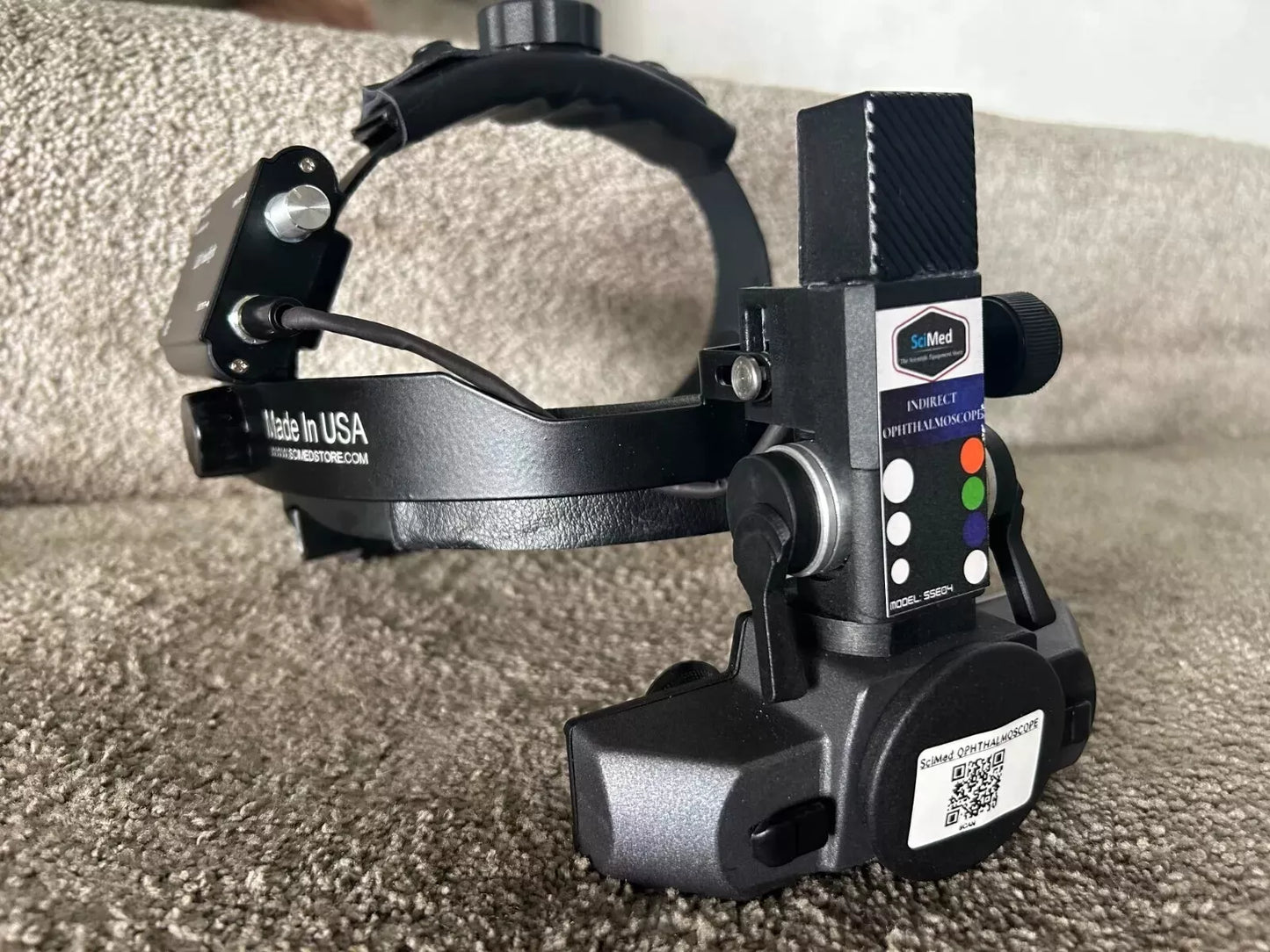 Indirect Ophthalmoscope With Pocket Battery Feature