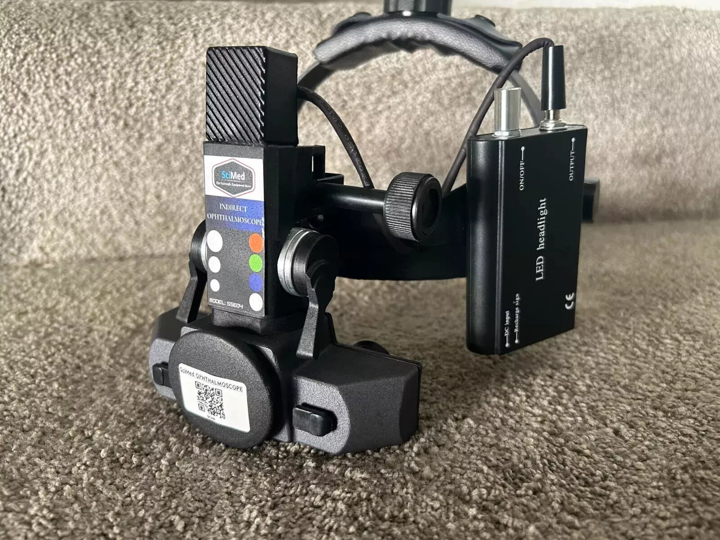 Indirect Ophthalmoscope Wireless Rechargeable 110V Device With Pocket Battery Feature 3000 mAh Battery