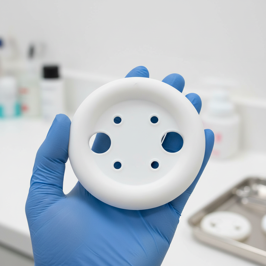 3-Size Pack With Support variant — Ring Pessary With Support (integrated membrane for prolapse + SUI), medical-grade silicone