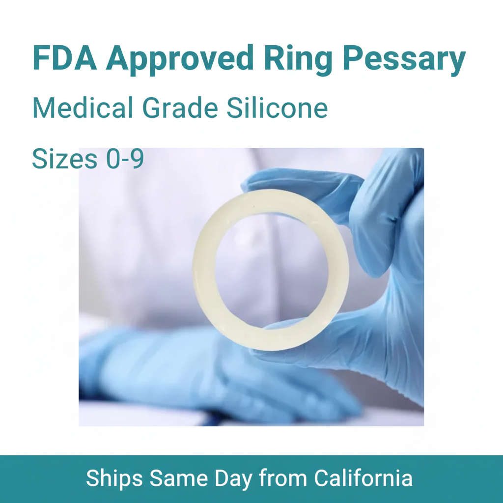 Ring Pessary Without Support | Medical Grade Silicone | FDA Approved | Sizes 0-9