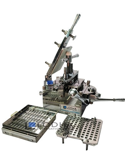 Capsule filling machine — 100-hole 304 stainless steel with capsule orienter | SciMed