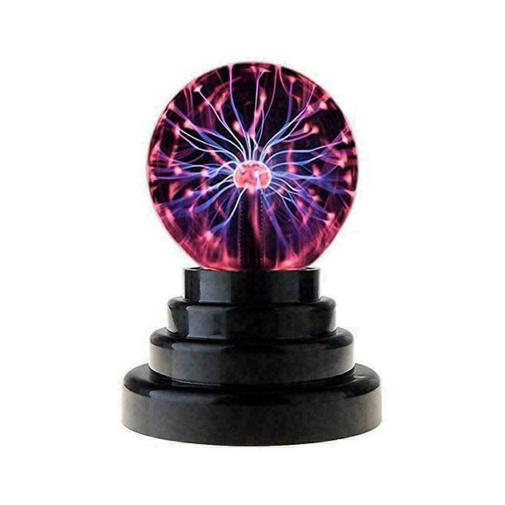 ACTIVATED ELECTRIC PLASMA BALL STATIC LIGHT BALL SPHERE LAMPS GLOWING