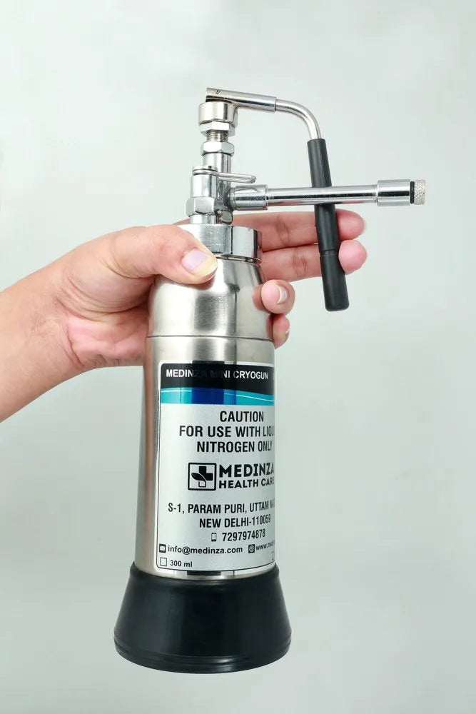 Mini Cryogun Cryo 350 ml Sprayer Cryo Can Liquid Nitrogen Spray For Dermatology With 6 Freezer Head and 3 years warranty