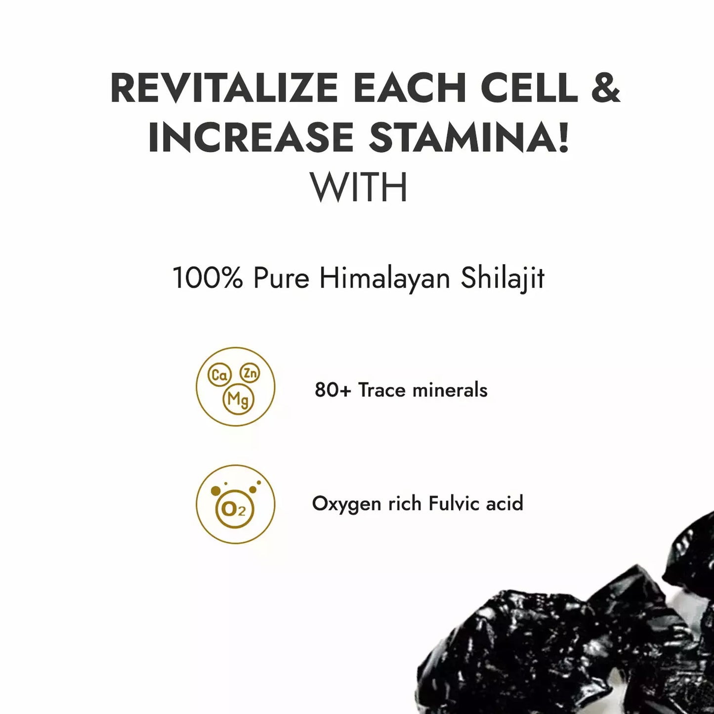 Himalayan Shilajit Resin Asphaltum, Black Bitumen, or Mineral Pitch20g Pack Stock Of March 2023