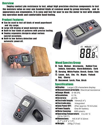 Digital Humidity Moisture Meter