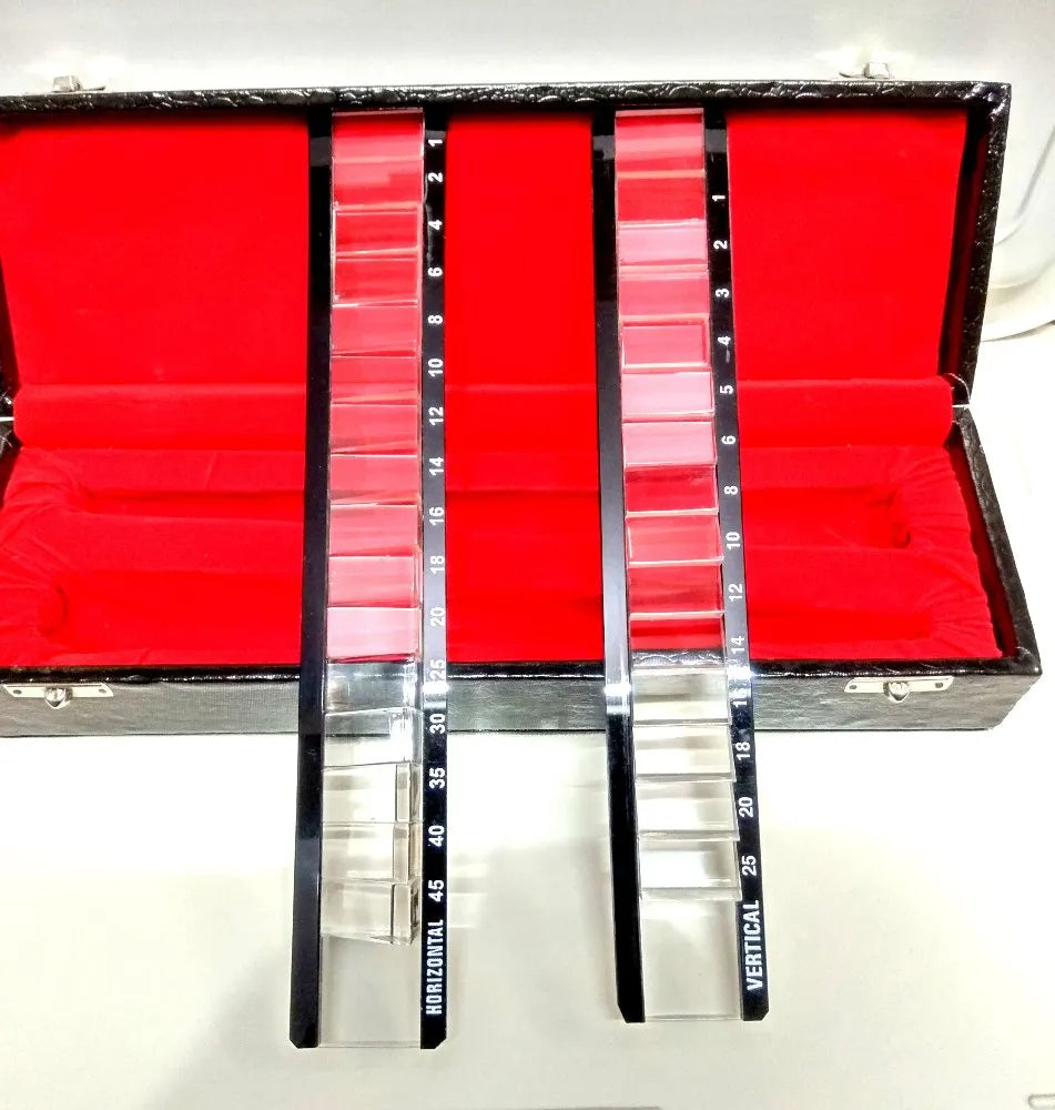 Prism Bar Horizontal & Vertical Set in a Case