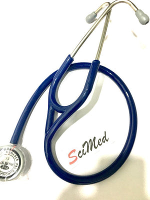 SciMed - Single-head, single-sided aluminium stethoscope, anodized finish